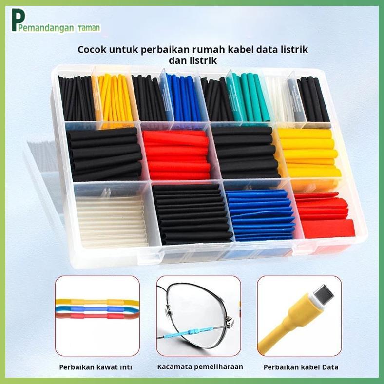 COWSLIP Selongsong insulasi tabung susut panas, selongsong pelindung kawat, selongsong kabel, kabel 