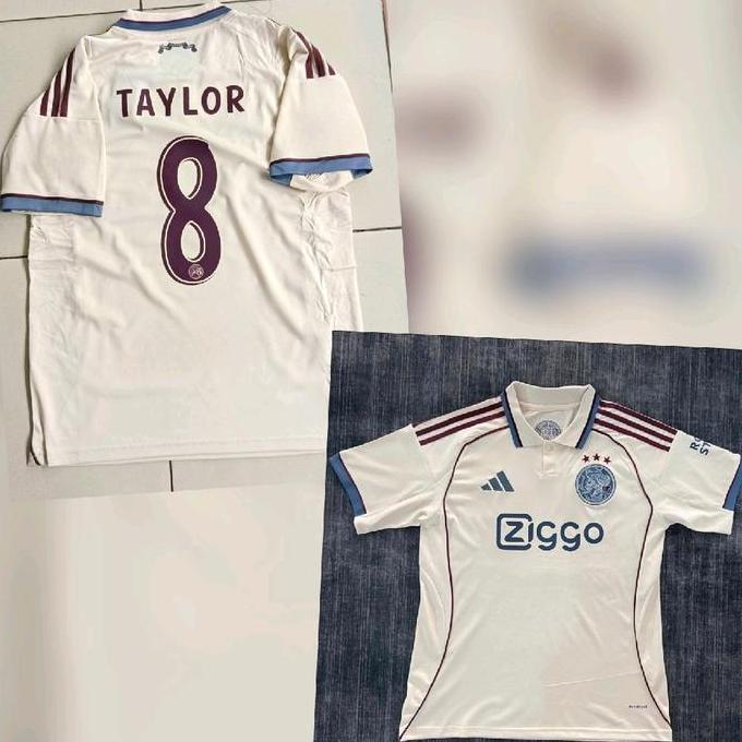 JERSEY BAJU BOLA AJAX 3RD 2025/2026 + NAMESET GRADE ORI