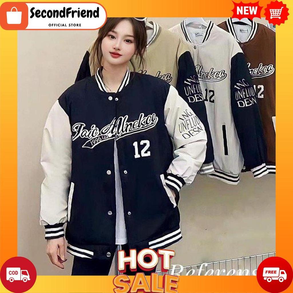 Jaket Baseball Bahan Premium Tebal / Jaket Varsity Pria Wanita / Jaket Varsity Wanita Vintage / Jake