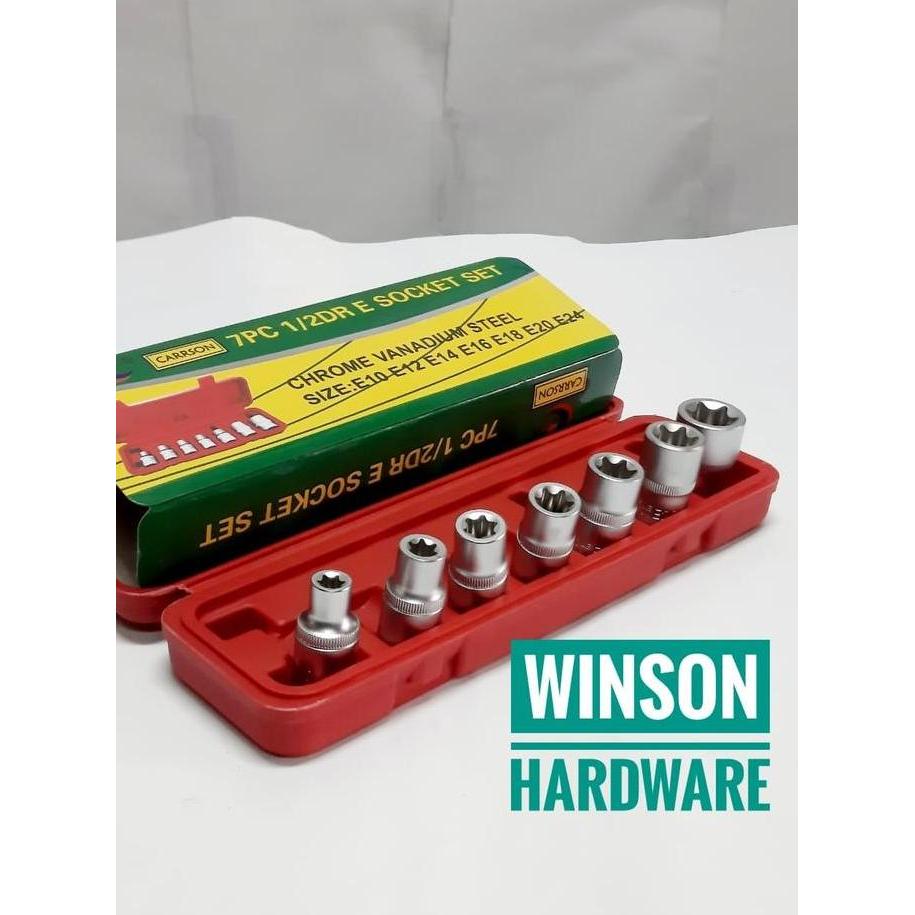 Kunci sok bintang set 7 pc Carrson