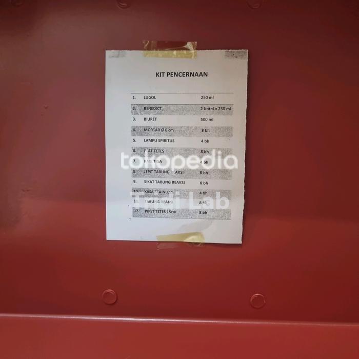 Kit Pencernaan/Alat Peraga Laboratorium Pencernaan Biologi Original Dan Terpercaya