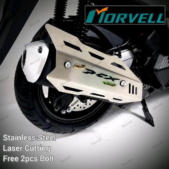 Promo Honda PCX 160 - PCX 160 Roadsync Cover Knalpot Tameng Knalpot Muffler Cover COD