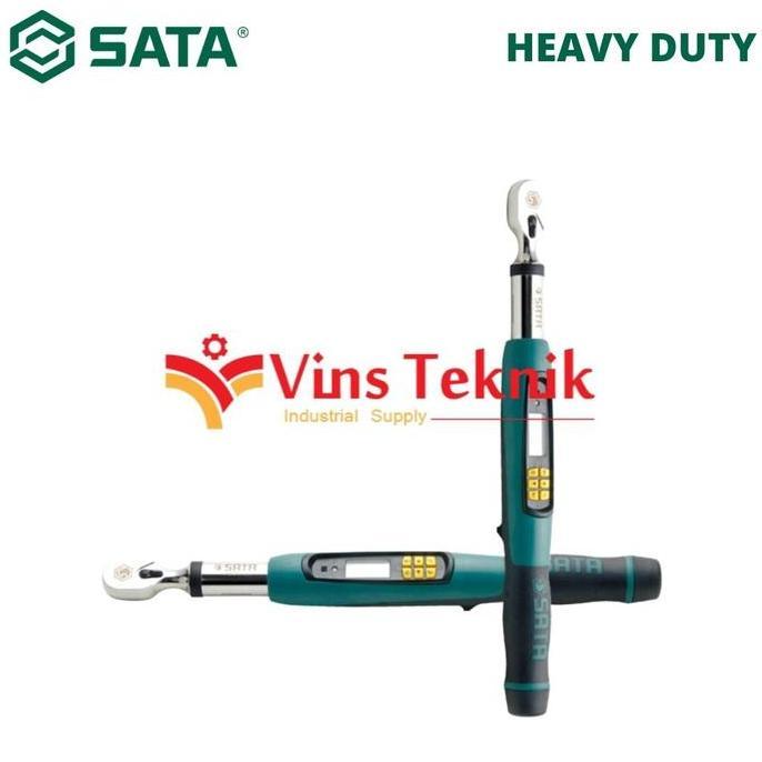 Kunci torsi DIGITAL kunci momen torque wrench 40-200 Nm SATA 96526