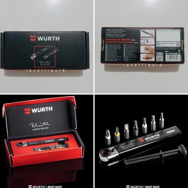 TERBARU REINHOLD WURTH - LIMITED EDITION 1/4 INCH BIT RATCHET KUNCI