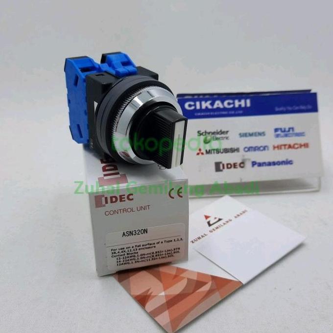 ASN320N, SELECTOR SWITCH, IDEC