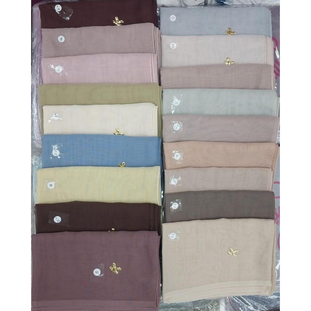 Khalisa Scraft - Paris Jepang Premium Hijab Segi Empat (115x115cm)