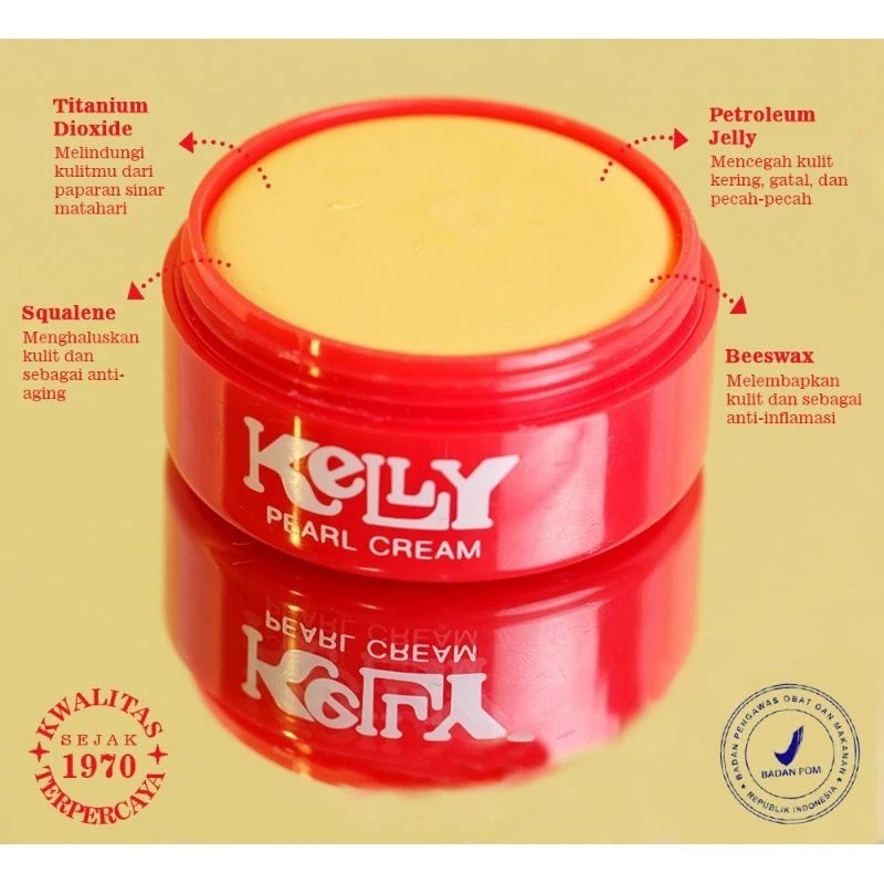 [ COD ] Qysto cream kelly 15gr cream pearl kelly cream kelly pearl cream original bpom
