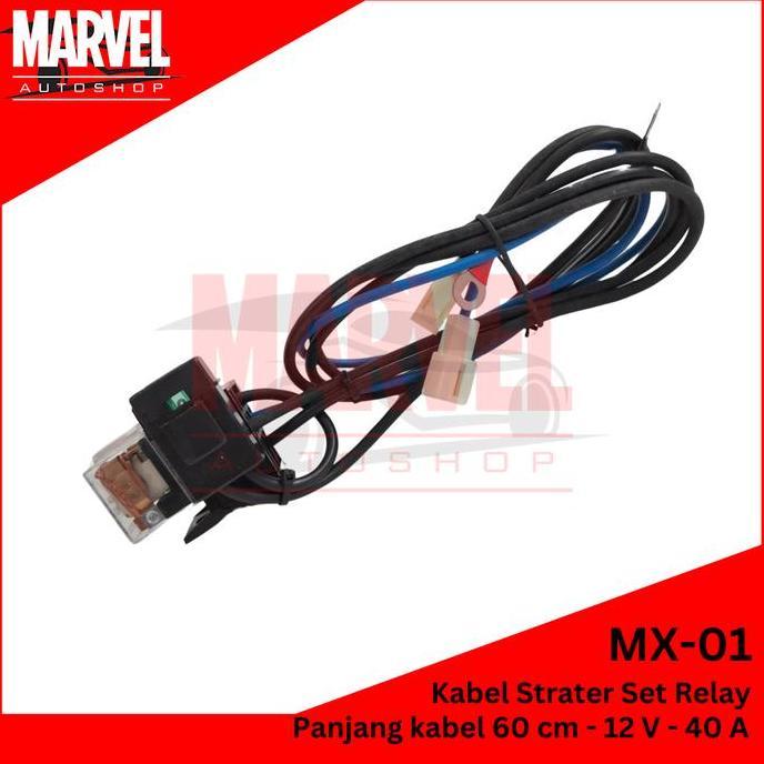 SET KABEL RELAY STATER MOBIL / RELAY CABLE STARTER MX / MX CABLE SET RELAY FOR MOTOR ENGINE STARTER