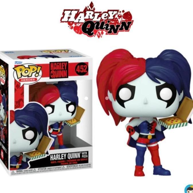 Funko POP Heroes Dc Harley Quinn: Harley Quinn with pizza #452