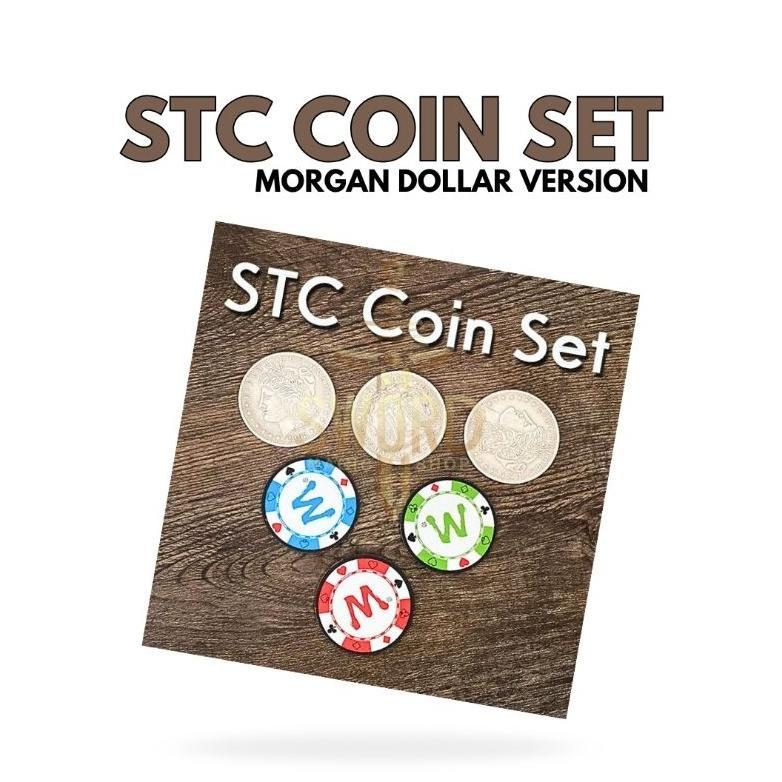 viral Alat Sulap STC Coin Set Morgan Dollar Version - Super Triple Coin - Three Coin Magic - Coin to