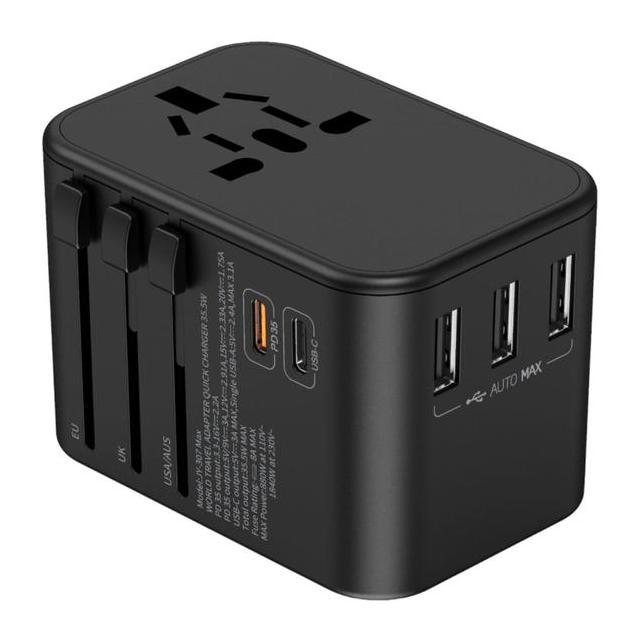 Krisbow Steker Travel Adaptor Typec Qc