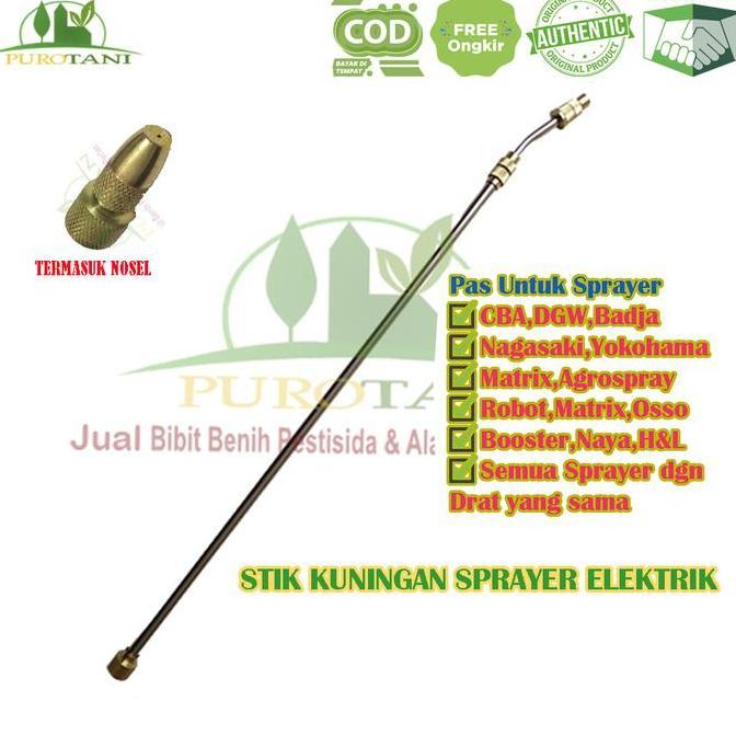 Stik Tangki Cas Sprayer Elektrik Bengkok