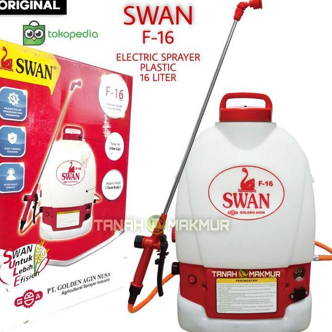 SWAN F16 ELEKTRIK SPRAYER SEMPROTAN ALAT SEMPROT PERTANIAN KEBUN HAMA