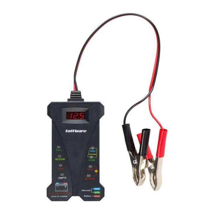 Taffware Alat Tester Aki Digital Voltmeter Accu Baterai 12V 12 Volt