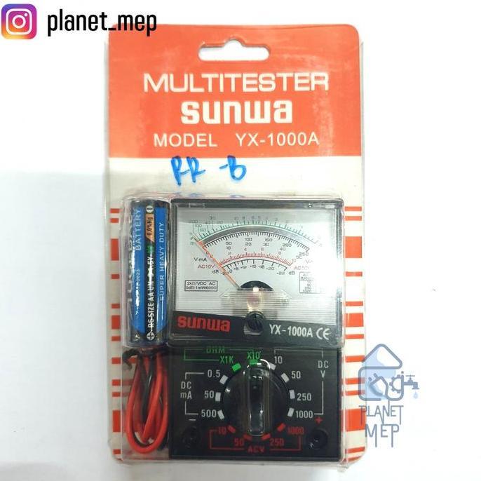 SUNWA MULTITESTER ANALOG YX-1000A