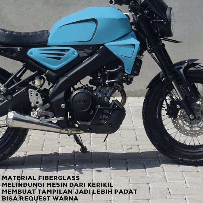 Xsr 155 Cover Mesin (Penutup Mesin) / Pelindung Mesin Motor Kualitas Terbaik Harga Termurah