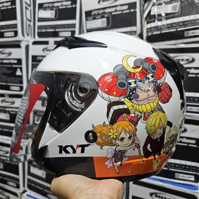 HELM ANAK KYT VENOM OPEN JUNIOR #1 ONE PIECE WHITE
