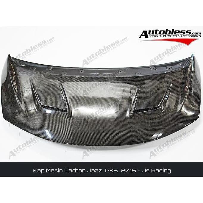 Kap Mesin Carbon Honda Jazz GK5 (2015+) - Model JS Racing