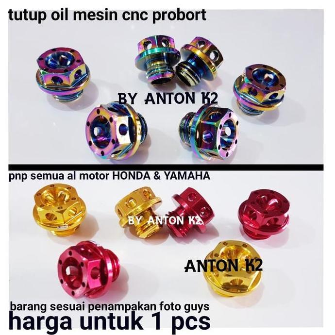 TUTUP OIL-OLI MESIN VARIASI MOTOR SCOOPY-VARIO-VARIO 110-VARIO 125 DLL