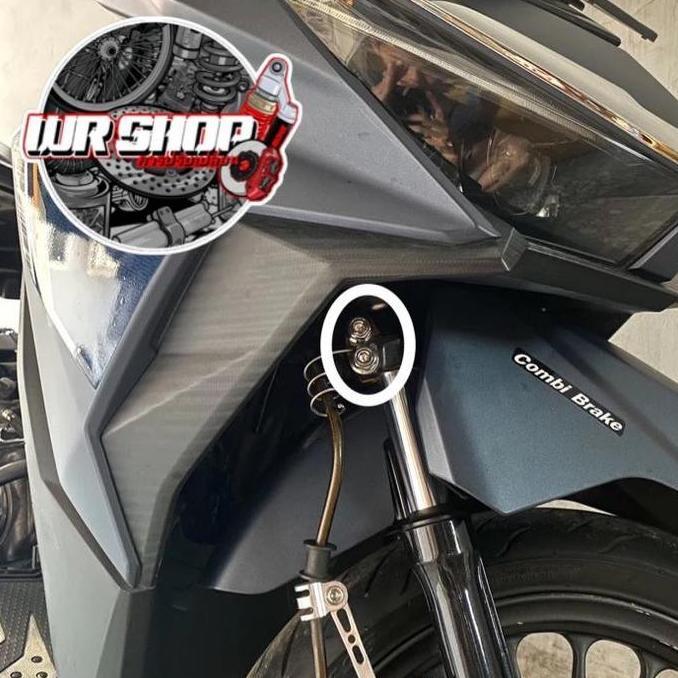 Baut stainless shock depan Honda vario beat scoopy pcx original heng Thailand Motorcycle