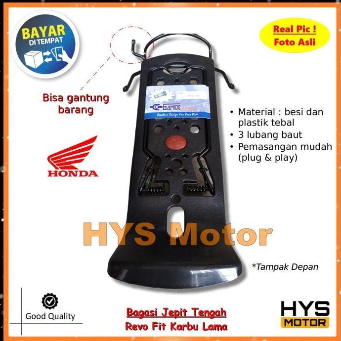 Bagasi Tengah Revo Fit Karbu Lama - Penjepit dan Gantung Barang Variasi Aksesoris Variasi Motor HOND