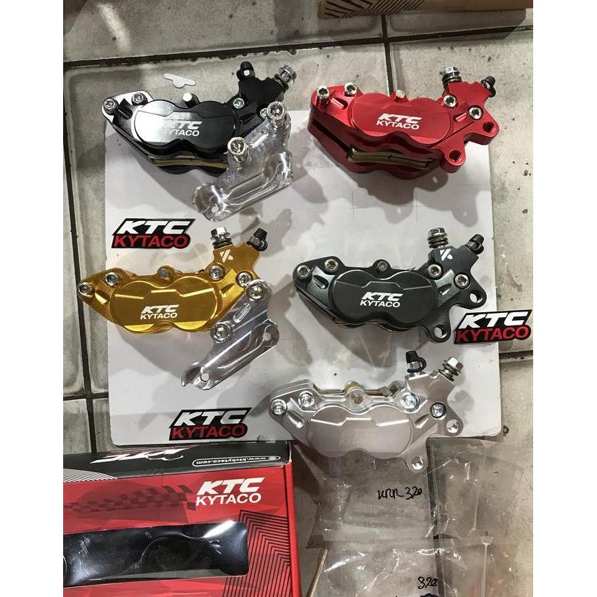 Promo kaliper 4 piston krr 150 320mm kaliper ninja kr 150 4 piston ktc kytac COD