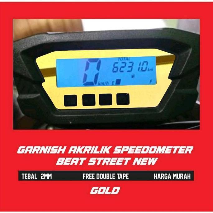 Garnish Akrilik Speedometer Beat Street New/Garnish Speedometer Beat