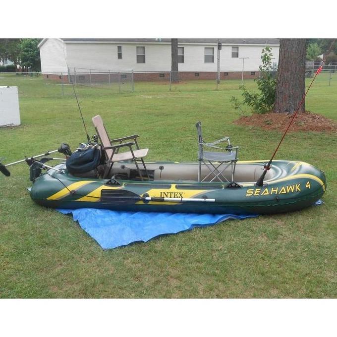 PERAHU KARET 4-5 ORANG,DAYUNG,POMPA,PERAHU BS PAKAI MESIN ORIGINAL DAN TERPERCAYA