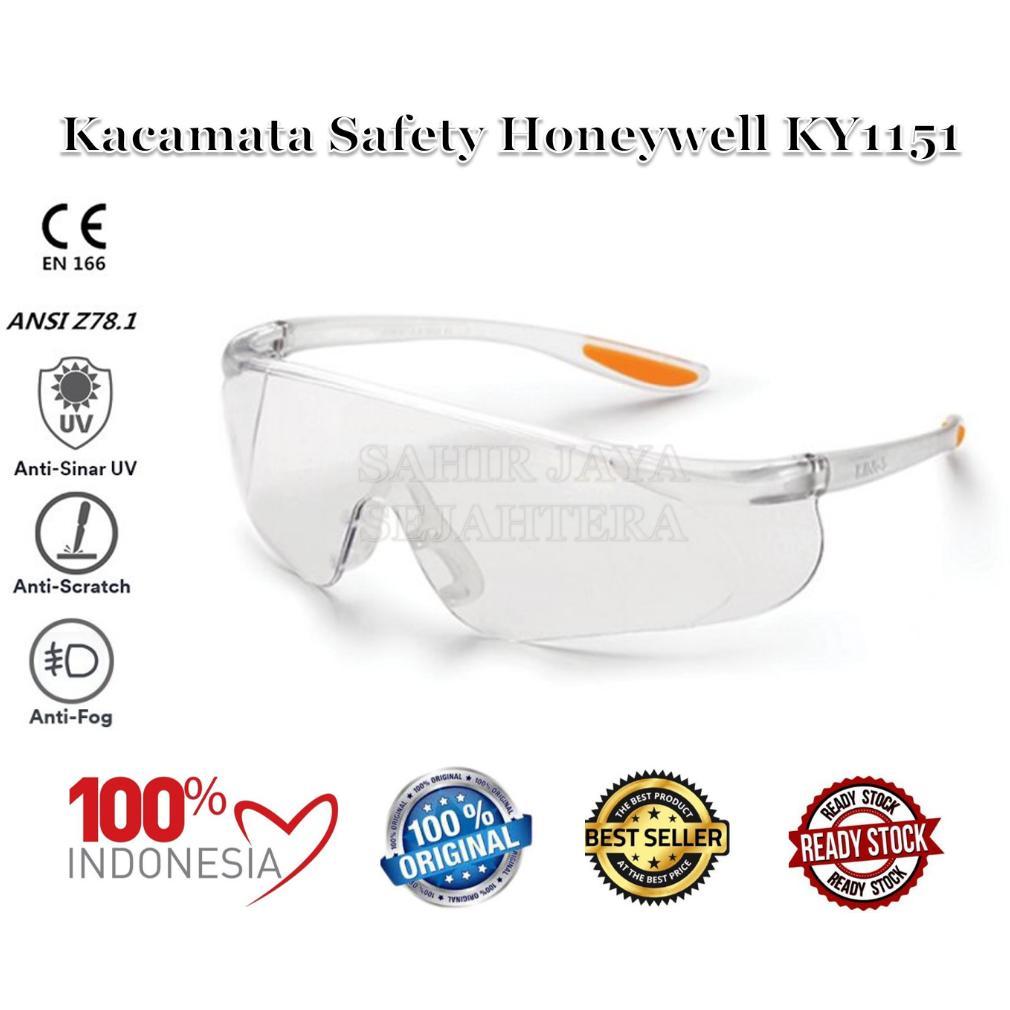 Kacamata Safety Honeywell KY1151 Anti Scratch Safety Glass KY1151