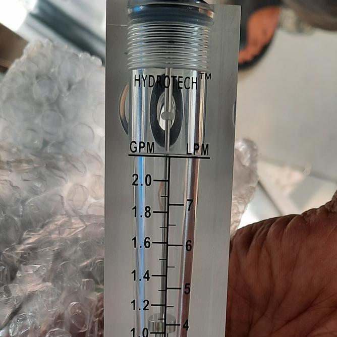 Flowmeter 2 Gpm / 7 Lpm Rotameter Rotameter Air Dan Angin