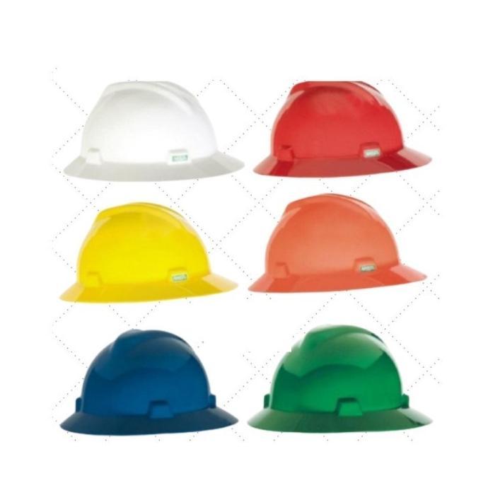Helm MSA Full Brim Safety Helmet MSA Full Brim Inner Biasa MSA Lokal