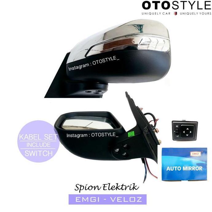 Spion Elektrik / Lipat Toyota Avanza / Xenia VELOZ EMGI (Lampu SLIM)