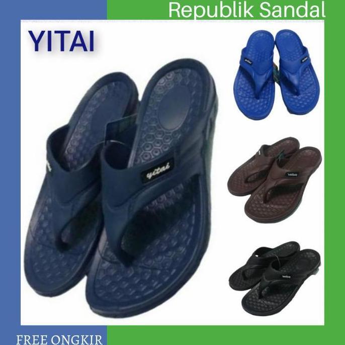 DV131 - SENDAL JEPIT ringan untuk pria yitai 802 Sandal rumah sandal santai