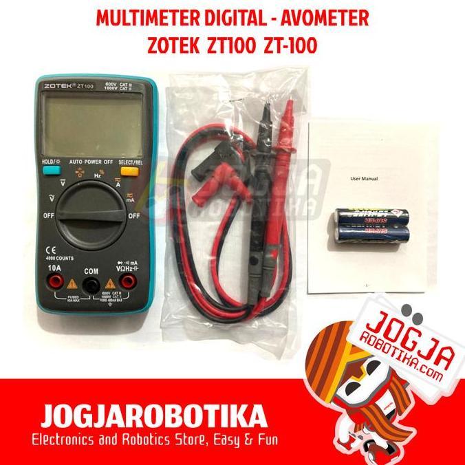 MULTIMETER DIGITAL AVOMETER ZOTEK ZT100 ZT-100