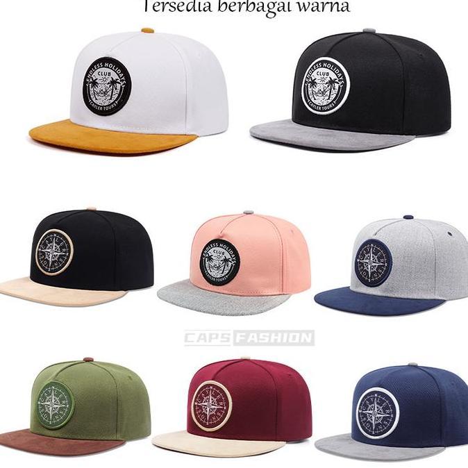 DY72 - Topi Snapback Pria original Club Fashion Bordir Ukuran Besar Dewasa Topi Visor baseball