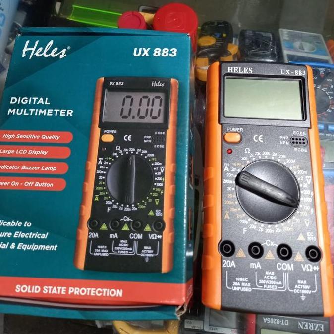 Avometer Multimeter Multitester Digital Heles UX883