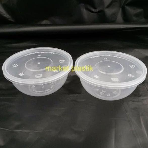 Aeco mangkok B 200ml@25pcs/mangkok plastik/thinwall 200ml/mangkok200ml