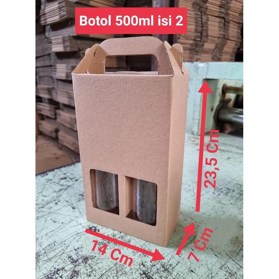 Kardus Minuman Botol 250 mL| Box Hampers Botol 250 mL
