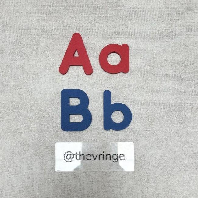 Huruf Magnet Besar Kecil Angka