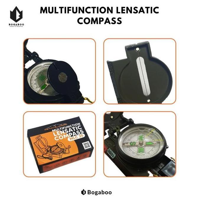 Kompas bidik - kompas navigasi darat - kompas karabiner - kompas