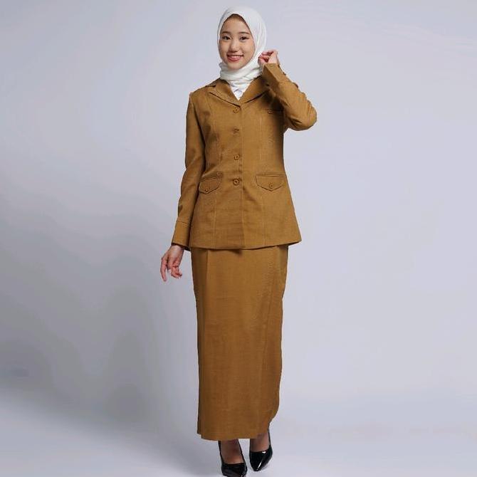 Seragam kerja wanita kantor pns,seragam blazer setelan pns,seragam kerja wanita blazer krah jas,sera