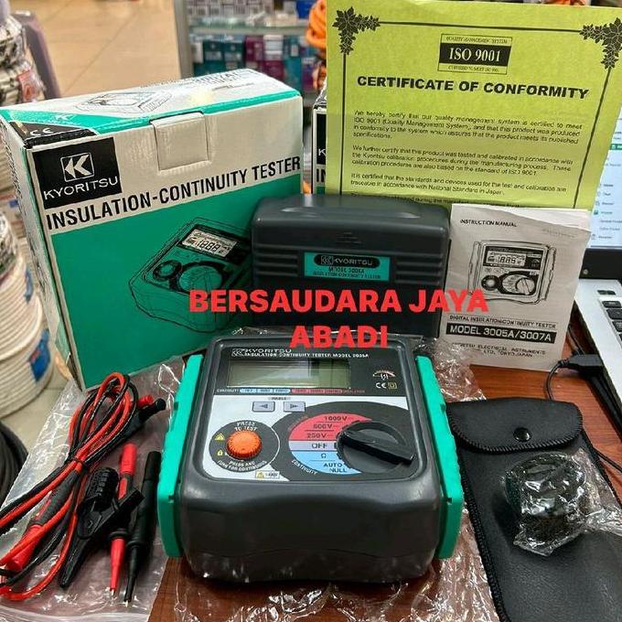 MEGER KYORITSU 3005A INSULATION TRSTER / Meger 3005a kyoritsu Original