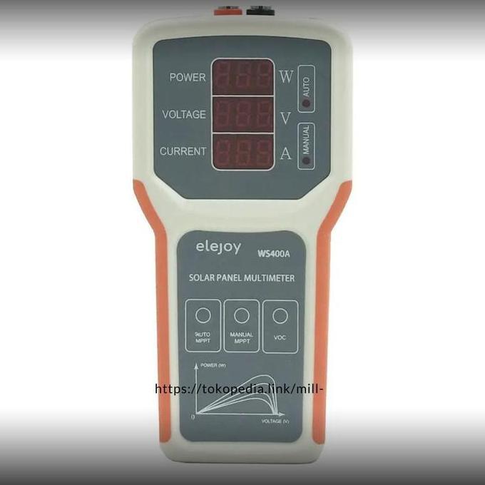 Solar Panel Multimeter / Panel Surya Tester / Elejoy WS400A