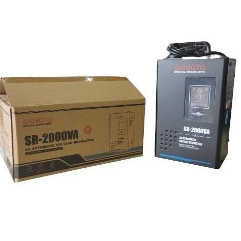 STABILIZER SAMOTO SR-2000 2000VA 1 PHASE STABILSER RELAY CONTROLLER SERIES SR 2000