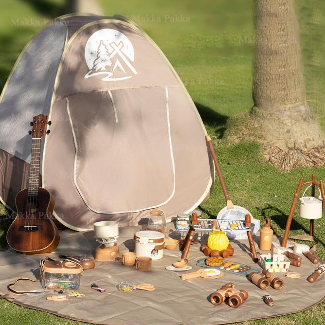 Camping Set Pretend Play With Cooking Utensil Mainan Camping Set Anak Tenda Kemah Anak Kids Cooking 