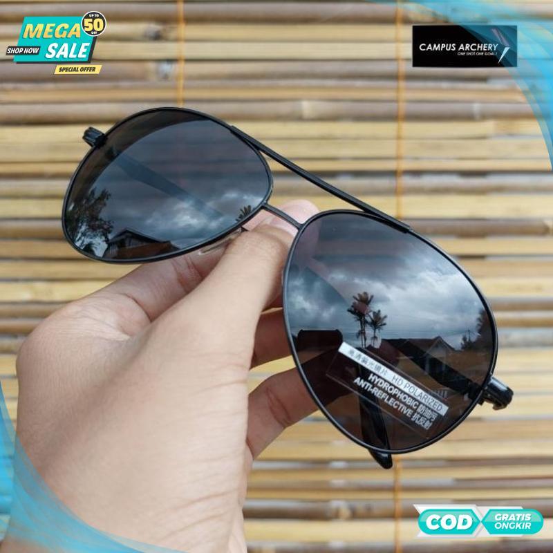 Berkualitas Kacamata Hitam Polarized Lens Paket Lengkap Kacamata Memancing Ikan / Kacamata Paser Ika