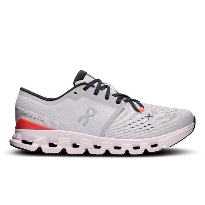 New  Sepatu On Cloud X4 Silver Flame