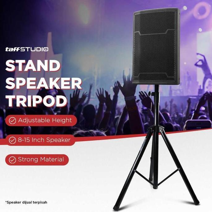 DY51 - Tripod Stand Speaker Audio System 8-15 Inch 1.8M - SPS-502M tiang kaki speaker audio Floor