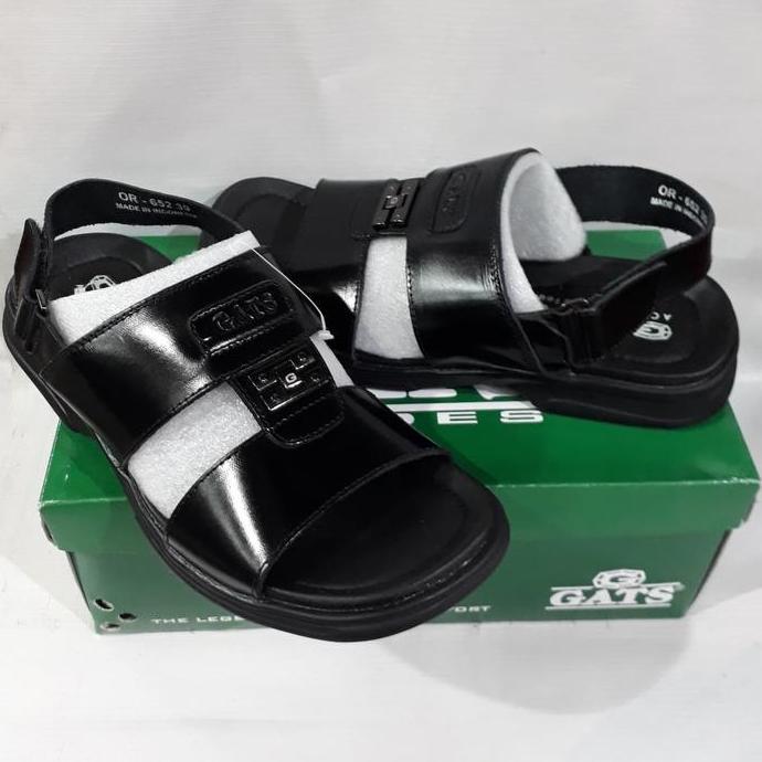 New  sepatu sandal pria kulit asli GATS OR-652 original