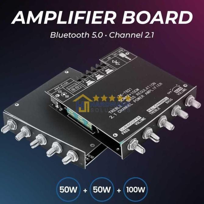 NEONA Bluetooth 5.0 Amplifier Board 50Wx2+100W TPA3116D2 - ZK-TB21